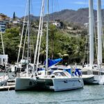 Our new Catana 472 tied up on Dock 4 in La Cruz Marina